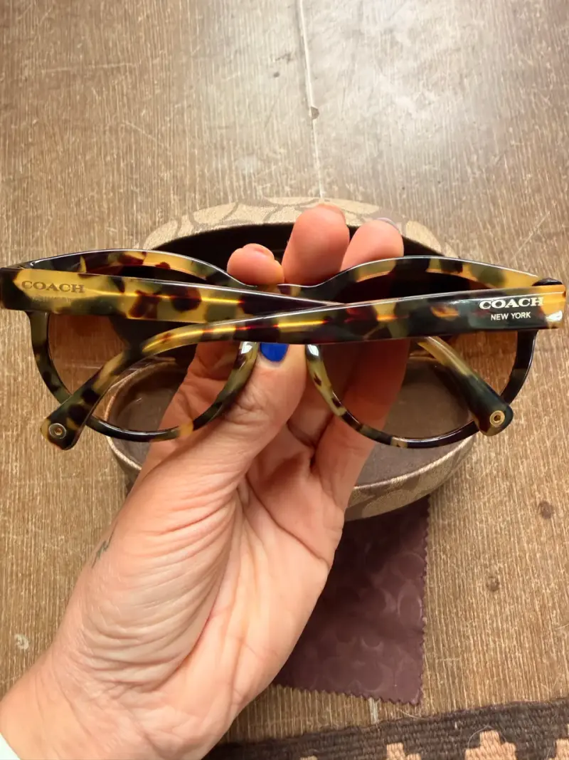 Gafas de sol Coach estilo carey - 3
