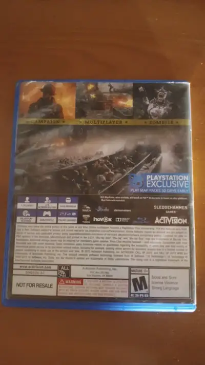 Juego PS4 Call of Duty WWII en buen estado - miniatura 2
