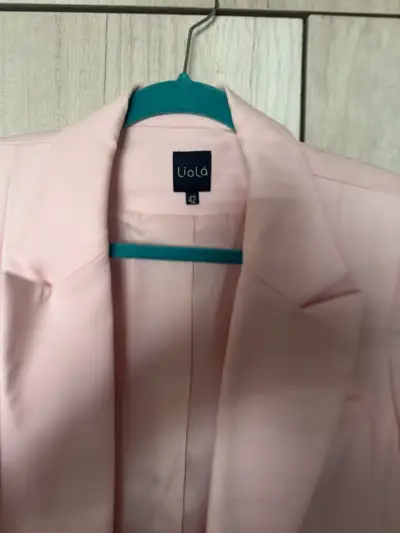 Blazer rosado para mujer Liola talla 42 - miniatura 3
