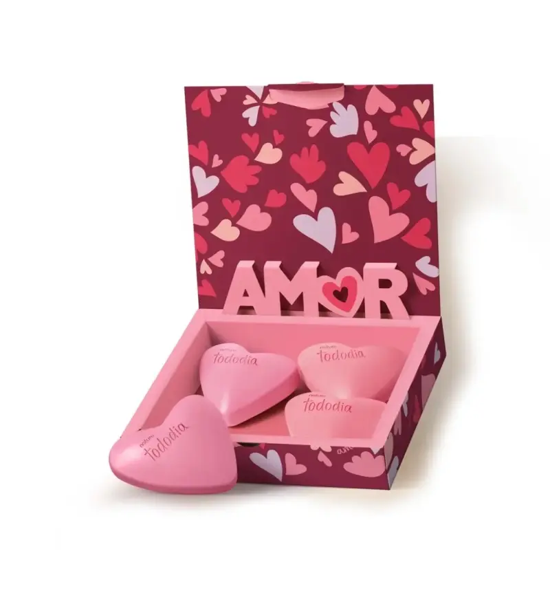 Set de jabones en forma de corazón Natura Tododia