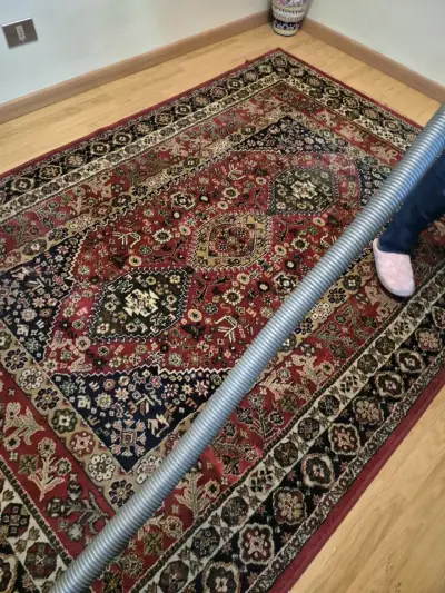 Alfombra persa de diseño clásico en tonos rojos - miniatura 3