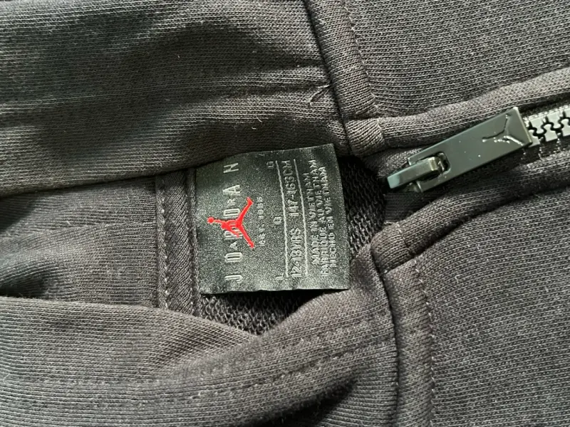 Polerón con capucha Jordan negro para hombre - 2