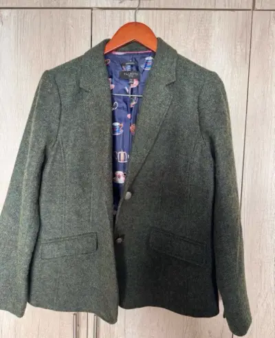 Blazer de lana verde Talbots para mujer - miniatura 1
