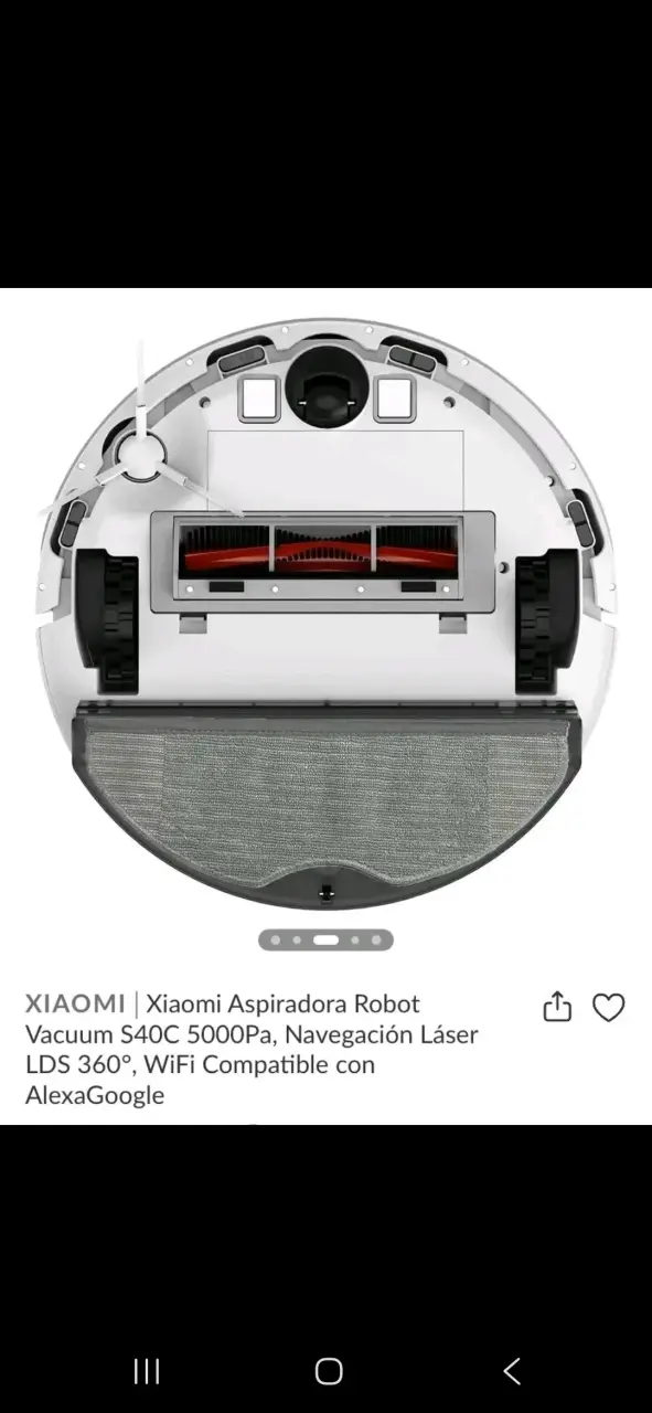 Aspiradora Robot Xiaomi S40C con WiFi y LDS - 1