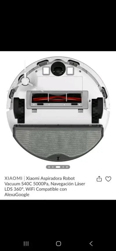 Aspiradora Robot Xiaomi S40C con WiFi y LDS - miniatura 1