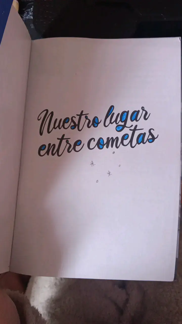 Libro'Nuestro lugar entre cometas' de Fernanda Nia - 2