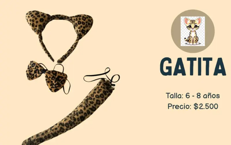Disfraz de Gatita Leopardo para Niñas