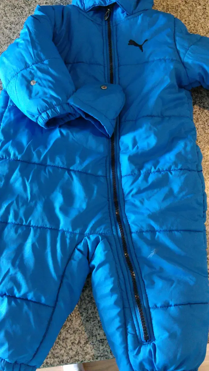 Enterito para la nieve azul Puma talla 18 meses - 3