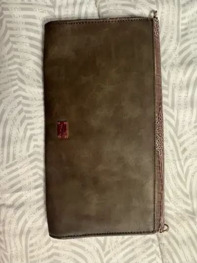 Cartera de mano elegante con diseño de cocodrilo - miniatura 5