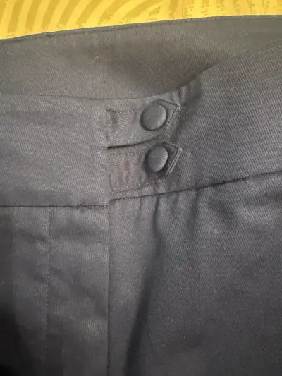 Pantalones de vestir azul marino para hombre - miniatura 3