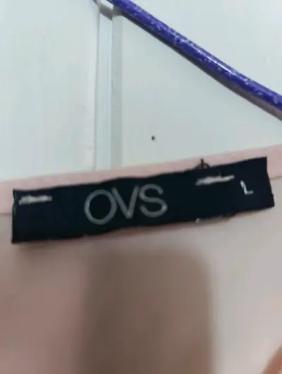Blusa de encaje rosa con volantes OVS - miniatura 2