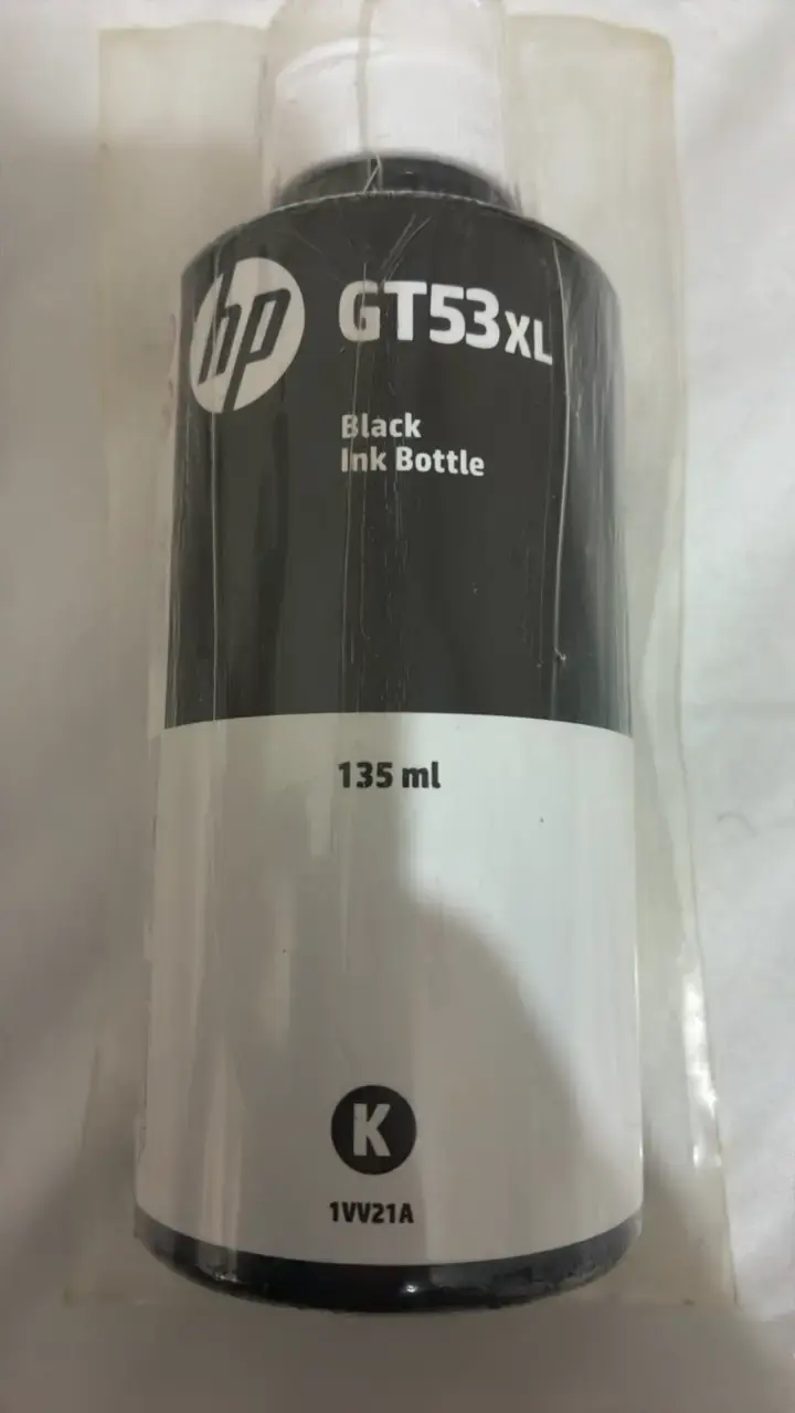 Botella de tinta negra HP GT53XL 135ml