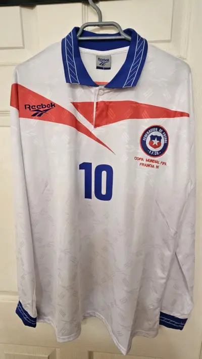 Camiseta Retro Chile Francia 98 - miniatura 2