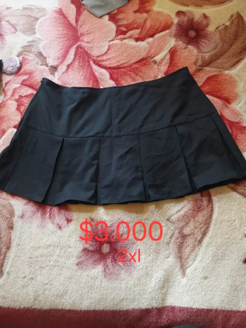 Conjunto de traje y falda negra talla 2XL - 2