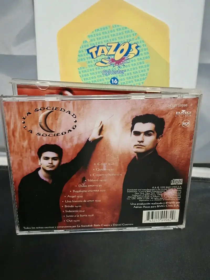CD La Sociedad Corazón Latino música Chilena - 3