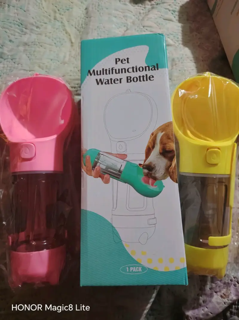 Botella de Agua Multifuncional para Mascotas