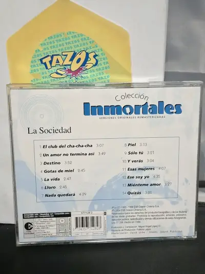 CD La Sociedad Colección Inmortales Grandes Éxitos - miniatura 2