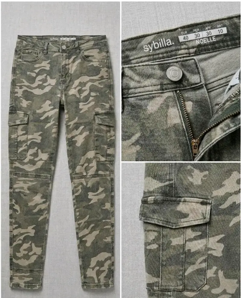 Pantalones cargo camuflados Sybilla Noelle