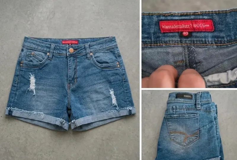 Shorts de mezclilla push up Wados talla 40