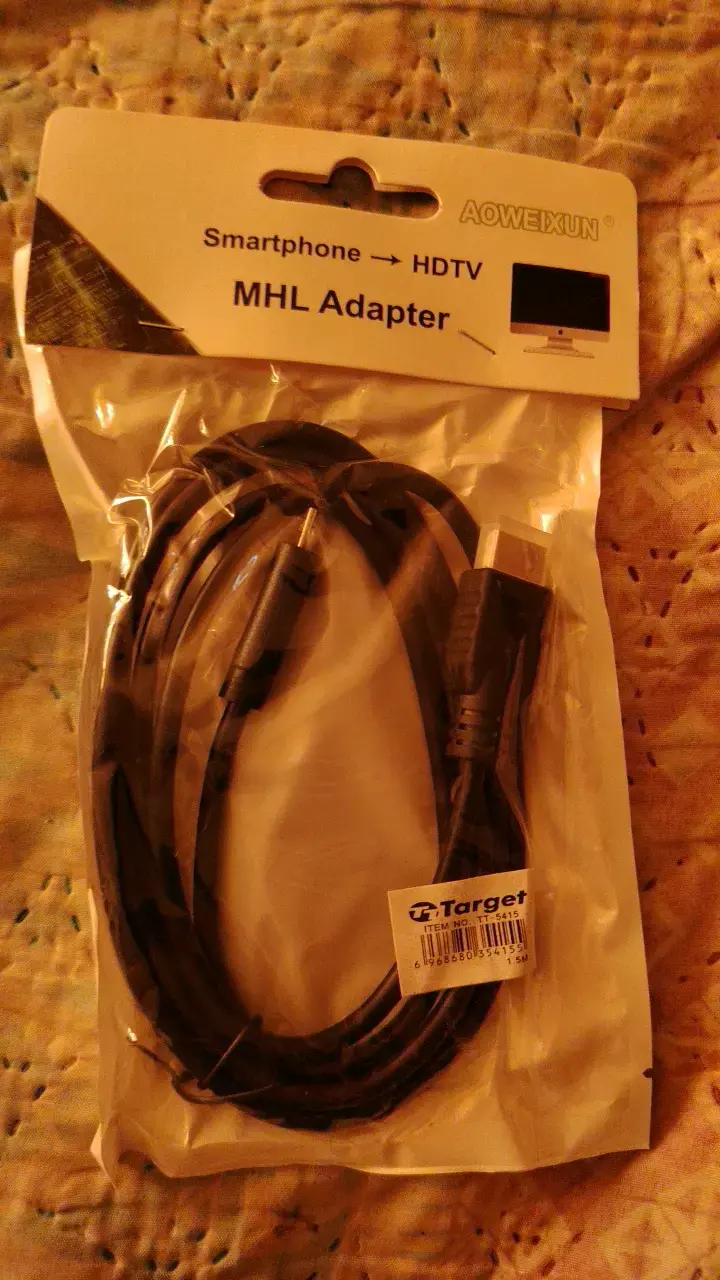 Adaptador MHL para Smartphone a HDTV