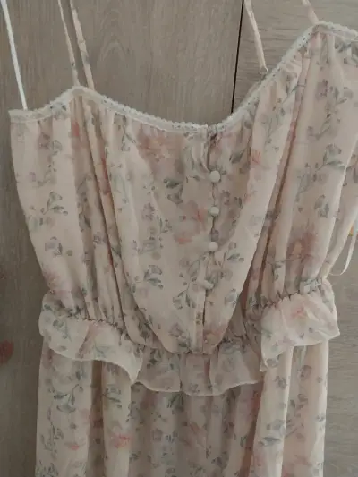 Enterito largo floral H&M talla L - miniatura 1