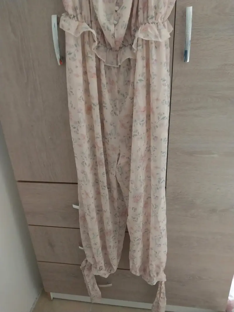 Enterito largo floral H&M talla L - 2
