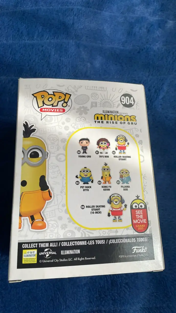 Figura Funko Pop Kung Fu Kevin Minions - 3