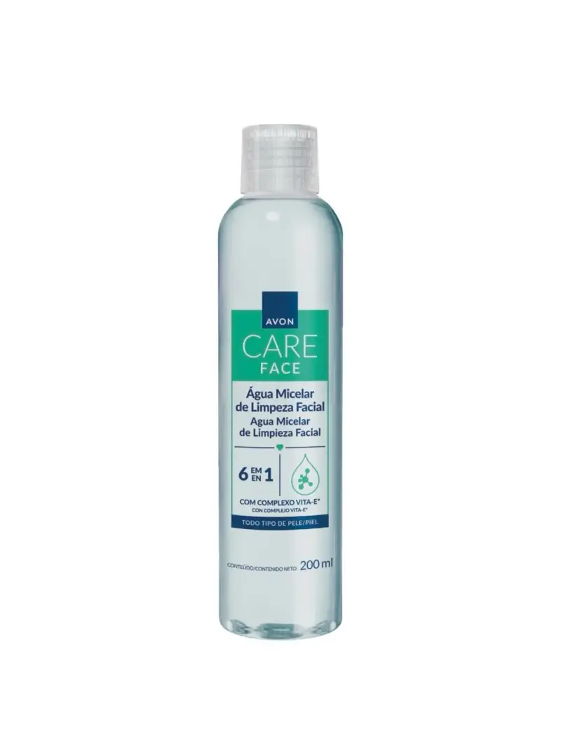 Agua Micelar de Limpieza Facial Avon Care 200ml