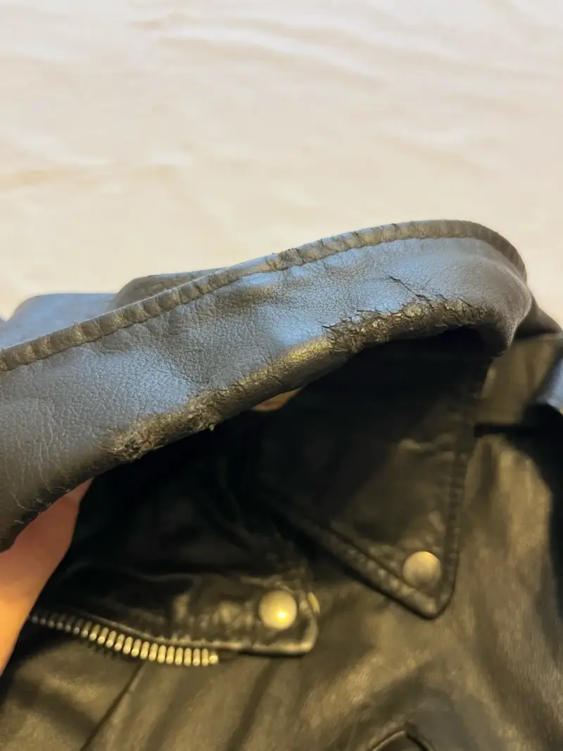 Chaqueta de cuero negra - 6