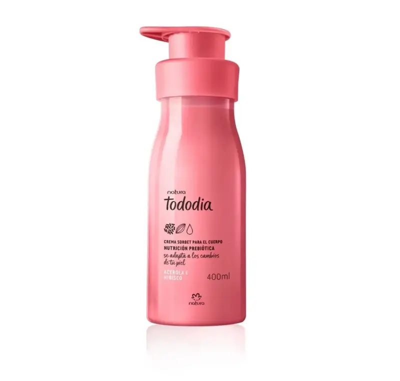 Crema Corporal Natura Tododia Acerola e Hibisco