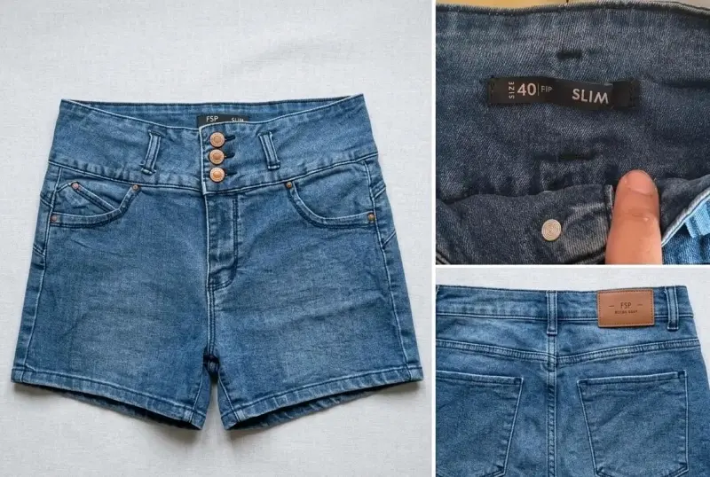 Shorts de mezclilla azul FSP talla 40