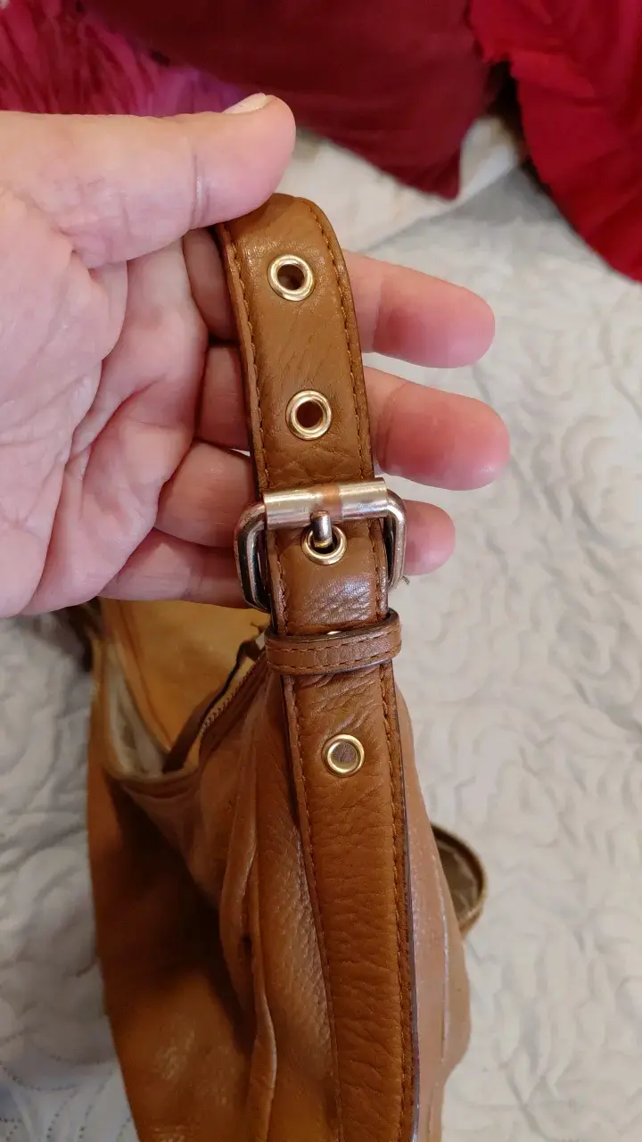 Bolso de cuero marrón calvin klein - 4