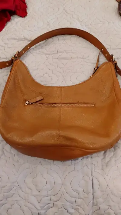 Bolso de cuero marrón calvin klein - miniatura 6