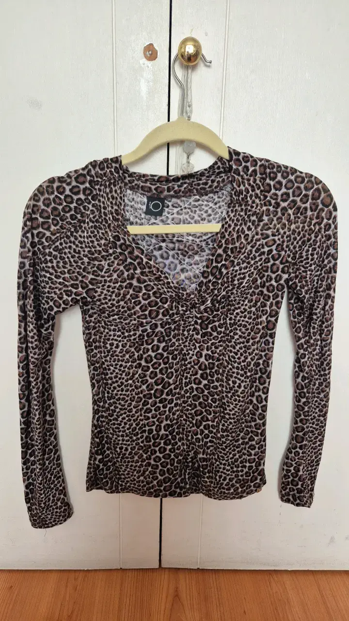 Blusa de Leopardo Manga Larga para Mujer - 1
