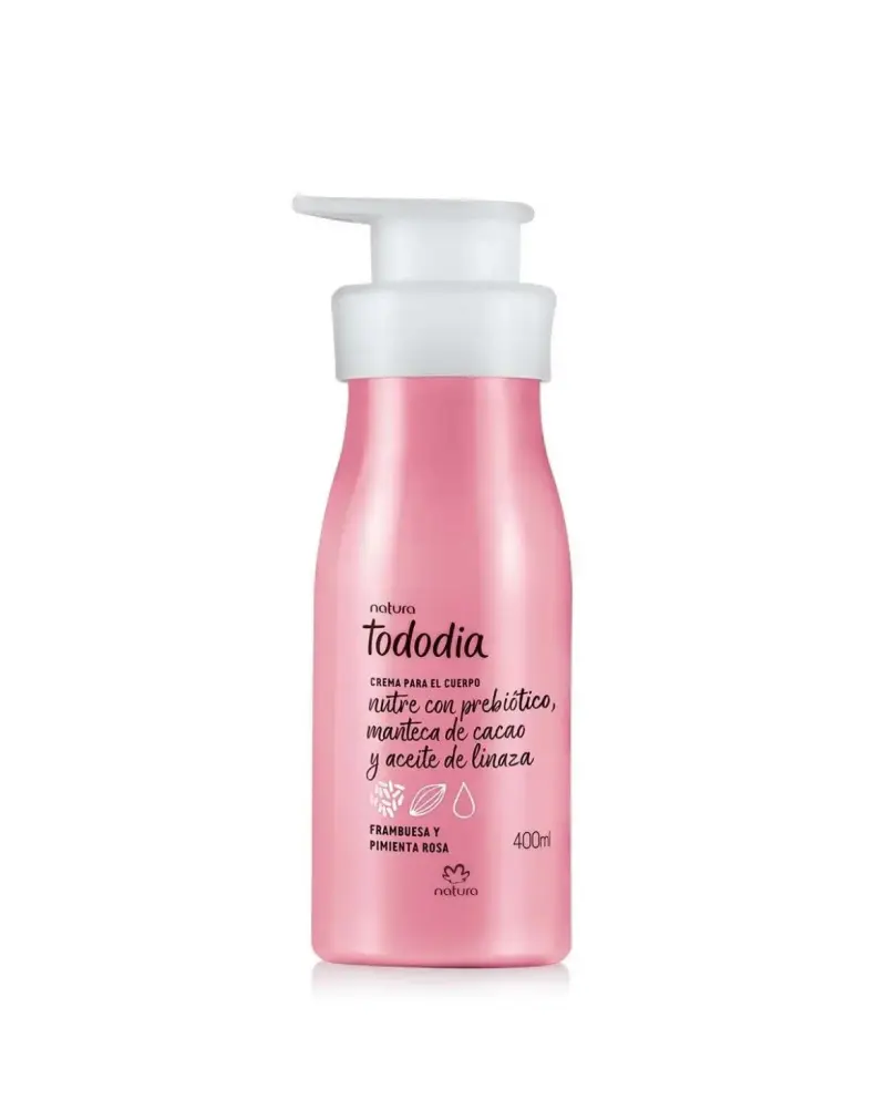 Crema corporal Tododia frambuesa y pimienta