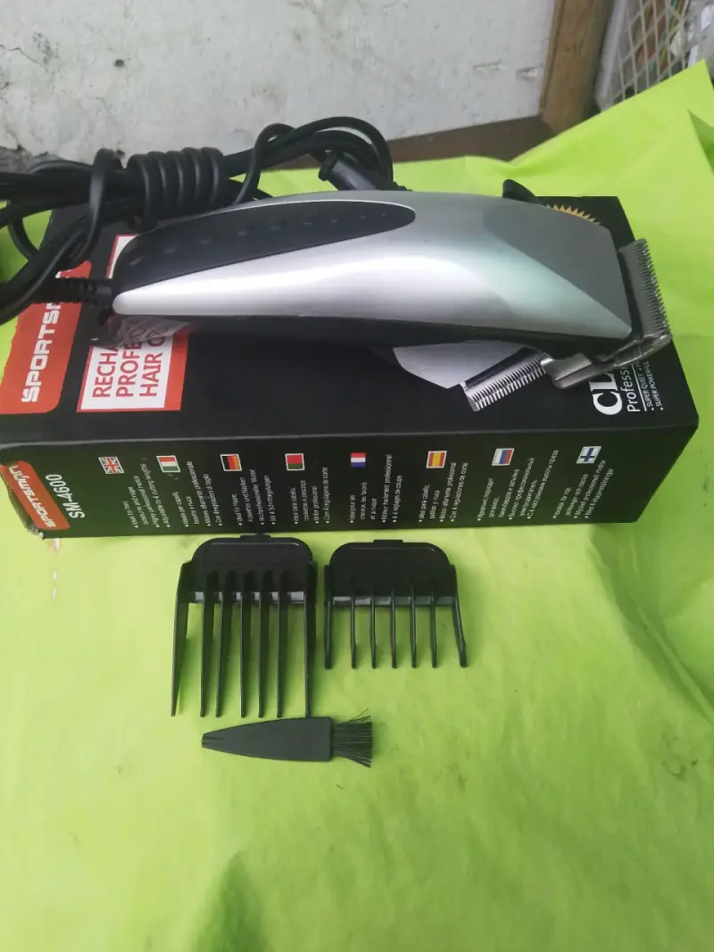 Máquina cortapelo recargable Sportman con accesorios - 3
