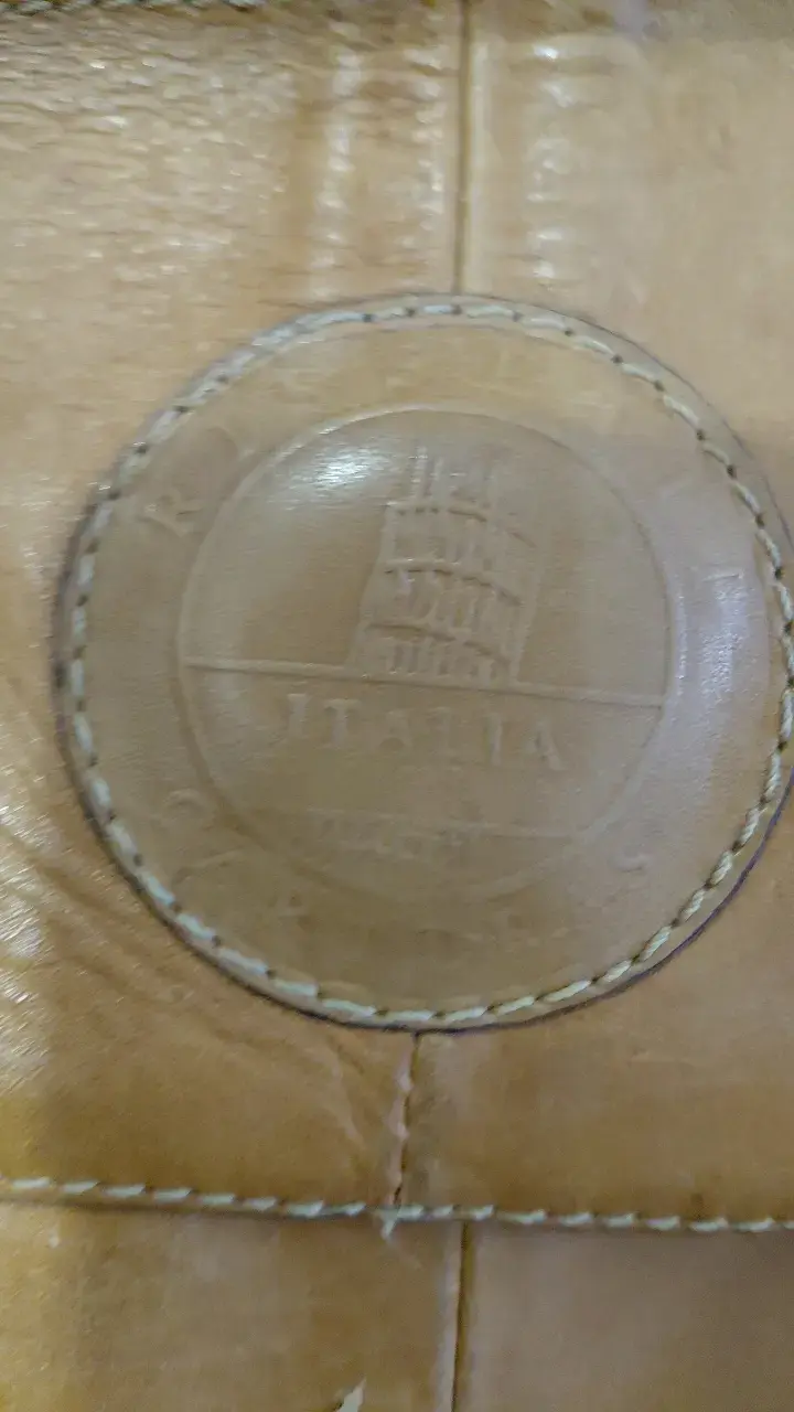 Bolso de cuero italiano vintage marrón - 2