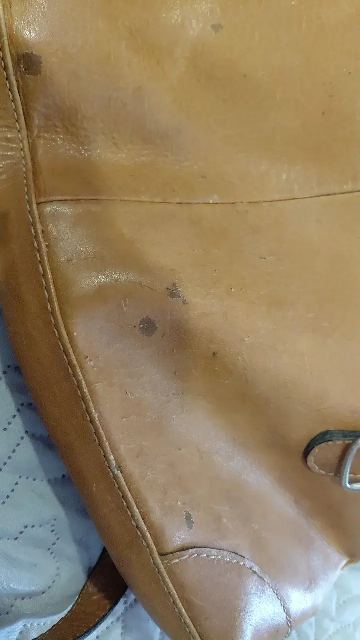 Bolso de cuero italiano vintage marrón - 6