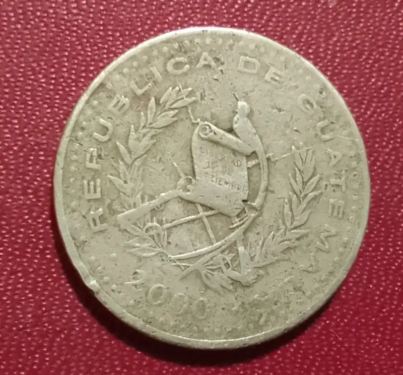Moneda de 1 Quetzal de Guatemala 2000 - 1