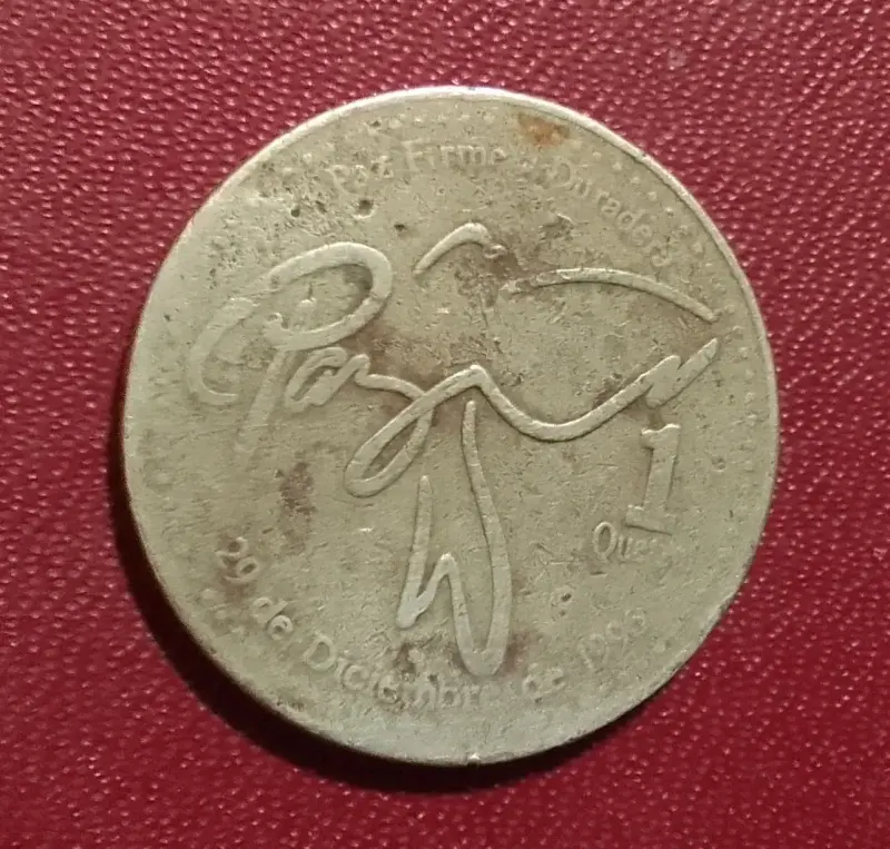 Moneda de 1 Quetzal de Guatemala 2000 - 2