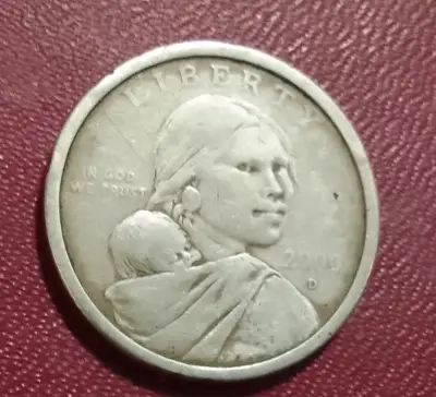 Moneda de un dólar estadounidense 2000D Sacagawea - miniatura 2