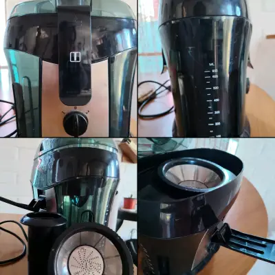 Extractor de jugo Thomas negro con medidor - miniatura 1
