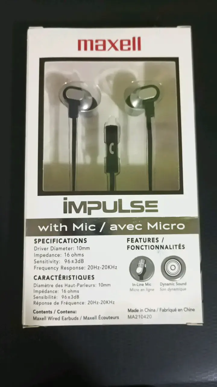 Audífonos Maxell Impulse con Micrófono - 2