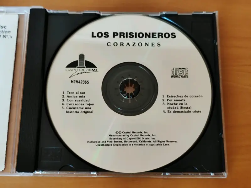 Los Prisioneros -  Corazones (First Press) - 2