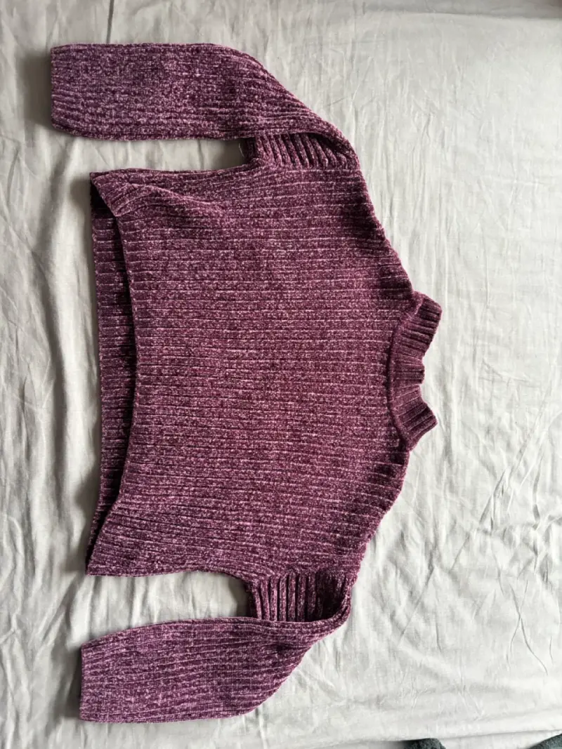 Suéter morado para mujer - 2