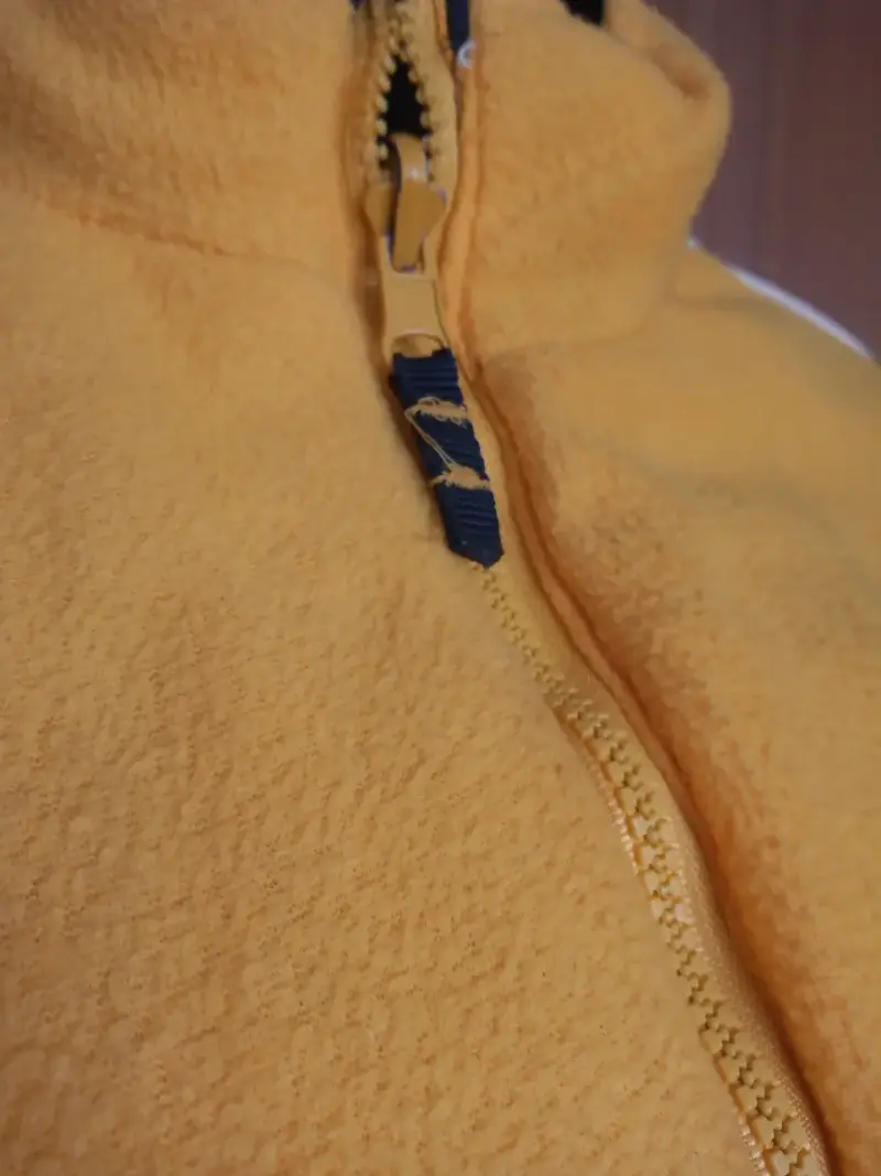 Chaqueta reversible azul y amarilla con cierre - 4