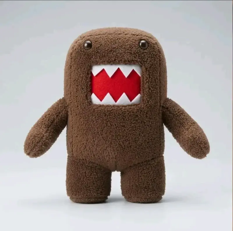 Peluche Domo de felpa marrón - 1