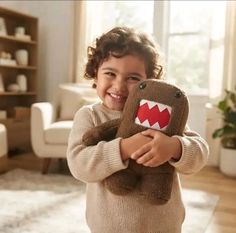 Peluche Domo de felpa marrón - 3