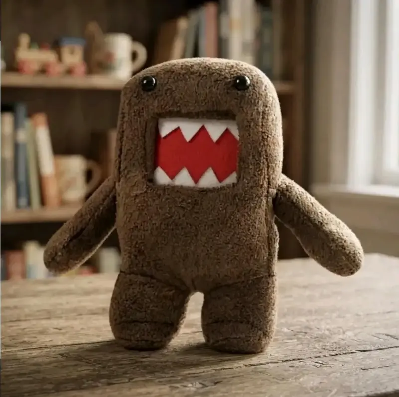 Peluche Domo de felpa marrón - 4