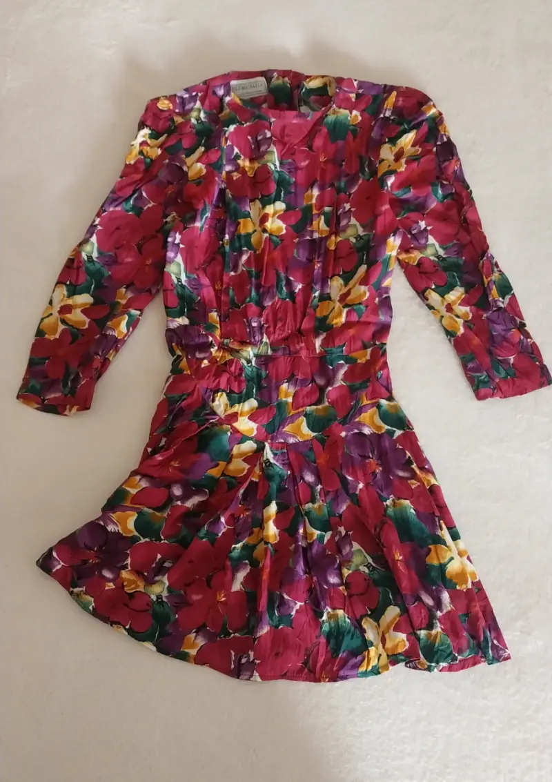 Vestido floral multicolor E.D. Michaels - 1